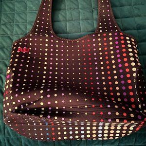 BUILT Colorful Polka Dot Neoprene Large Tote Bag